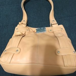 Leather Cream Tignanello Womens Purse